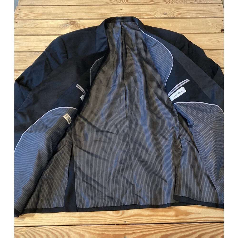 Calvin Klein Button Front Suit Jacket Size 50 Sho… - image 3
